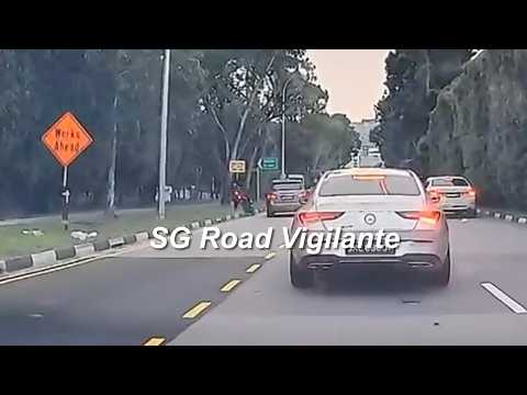 25may2026 west lake ave changing lane without  due care. motorcyclist swerve & hit kerb thumbnail