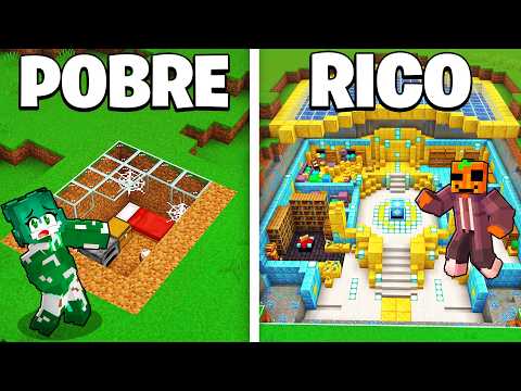 POBRE vs. RICO: Base Secreta SUBTERRANEA en Minecraft thumbnail
