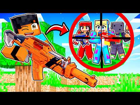 Usei armas NERF para trollar meus amigos no Minecraft… thumbnail