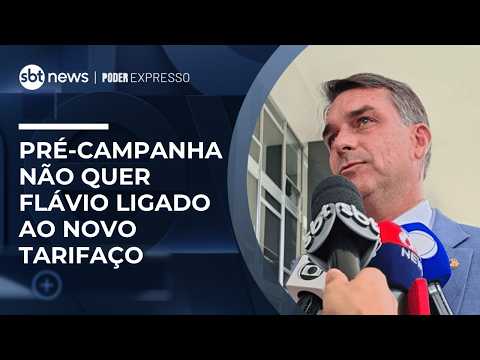 Pré-campanha não quer Flávio Bolsonaro ligado ao novo tarifaço dos EUA | #PoderExpresso thumbnail