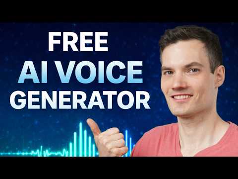 Free AI Voice Generator on Your PC (Clone Any Voice) thumbnail