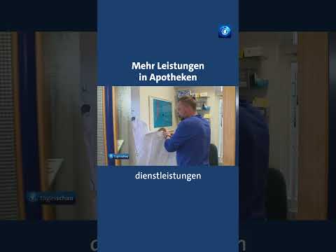 Apotheken: Neues Gesetz erlaubt Impfungen und mehr Arzneien ohne neues Rezept #apotheke #tagesschau thumbnail