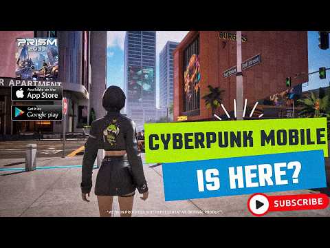 Cyberpunk Mobile Is Here? | PRISM 2033 Mobile Game | Massive Open-World Mobile Game | Hindi | thumbnail