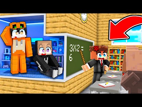 KITA BUAT RUANGAN RAHASIA DI DALAM KELAS DARI GURU MATEMATIKA DI MINECRAFT!! thumbnail