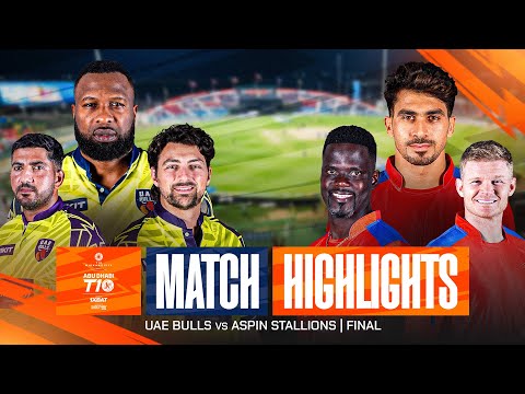 2025 Abu Dhabi T10 I The Final I Highlights: UAE Bulls vs Aspin Stallions  | Season 9 thumbnail