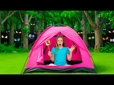 Nastya and her glamping trip for friends thumbnail