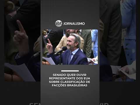 Senado quer ouvir representante dos EUA sobre classificação de facções brasileiras | #SBTBrasil thumbnail