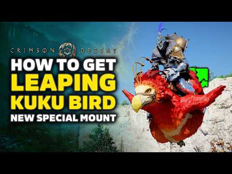 Crimson Desert How To Get The Leaping Kuku Bird Mount - Full Guide & Location thumbnail