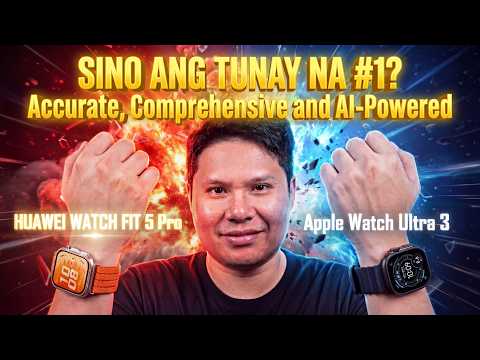 HUAWEI WATCH FIT 5 Pro vs Apple Watch Ultra 3 - SINO ANG TUNAY NA #1? thumbnail