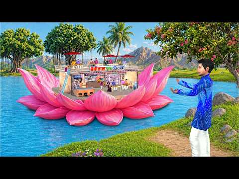 Lotus Dhaba Middle of Pond Restaurant | Comedy Hindi Kahaniya thumbnail