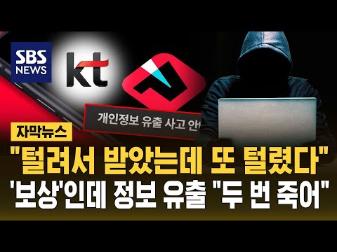 "털려서 받았는데 또 털렸다"..'보상'인데 정보 유출 "두 번 죽어" (자막뉴스) / SBS thumbnail