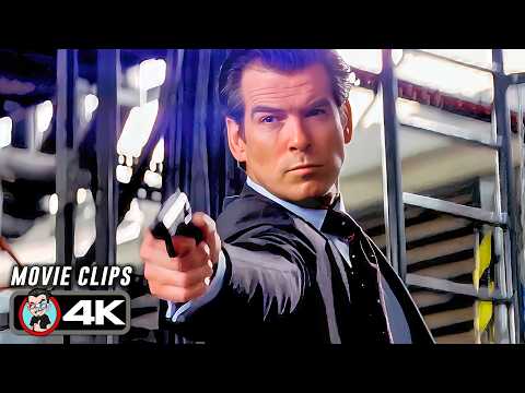 Bond, Bullets & Gadgets | TOMORROW NEVER DIES | Action Scenes 🔥 4K thumbnail