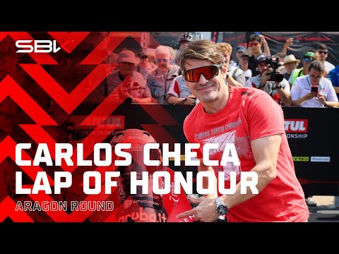 📡 CARLOS CHECA LAP OF HONOUR 🔴 | 2026 #AragonWorldSBK 🇪🇸 thumbnail