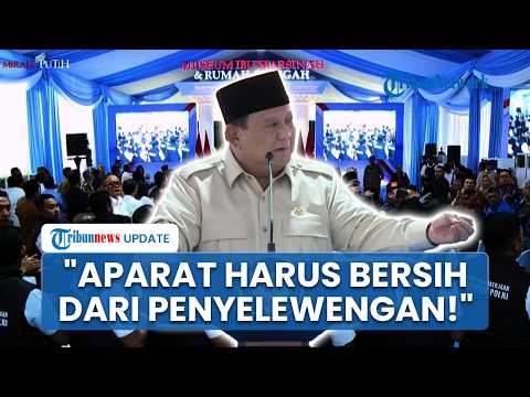 Prabowo Sentil Budaya Aparat Bekingi Kapitalis Sambil Tunjuk-tunjuk di Depan Panglima TNI & Kapolri thumbnail