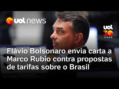 Flávio Bolsonaro envia carta a Marco Rubio contra propostas de tarifas sobre o Brasil thumbnail