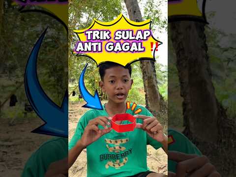 Trik sulap anti gagal #videolucu #wakmi #triksulap #comedy #lucu #tutorial #sketsakomedi thumbnail