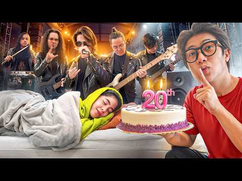 BIRTHDAY Wake Up Prank On NIANA! (Metal Rock BAND!) thumbnail