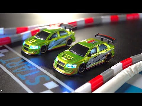 ALL NEW Turbo Racing C66 Lancer Drift Car 1:76 Table-Top | Father & Son RC ADVENTURES thumbnail