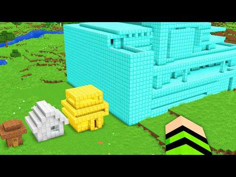 Evolui minhas CONSTRUÇÕES de POBRE até MILIONÁRIO no Minecraft! thumbnail
