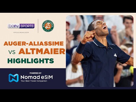 Félix Auger-Aliassime vs Daniel Altmaier | Roland-Garros 2026 | Match Highlights thumbnail