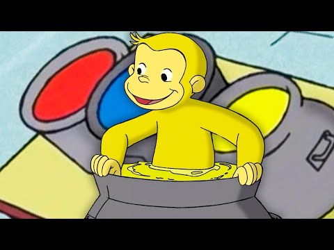 ¡Jorge mezcla colores! | Jorge El Curioso En Español thumbnail