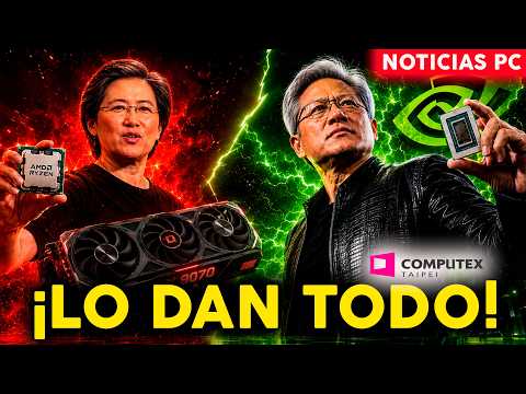 NVIDIA REVOLUCIONA el PC y AMD presenta nuevas GPU y CPU  | Noticias PC Computex thumbnail