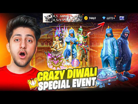 Rare Old Items Are Back Diwali Special Event Wasting 999xxx Diamonds 💎 - Garena Free Fire thumbnail