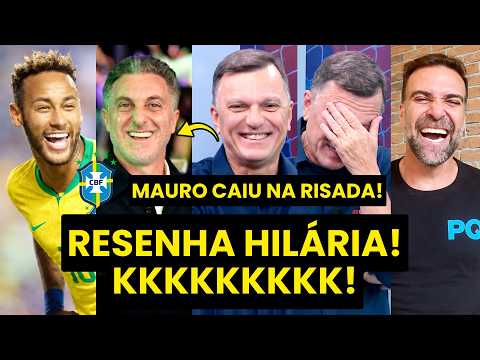 MAURO CEZAR RIU MUITO! "E o LUCIANO HUCK APARECENDO após a CONVOCAÇÃO do NEYMAR, cara??? KKKKKK!" thumbnail