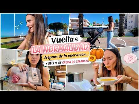 Vuelta a la normalidad después de la operación… Compra en Mercadona + Receta de crema de calabaza 🎃 thumbnail