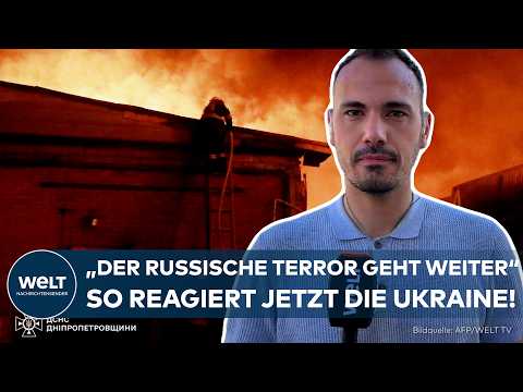 UKRAINE-KRIEG: Massiver Schaden bei schweren Angriffe in Dnipro – „Der russische Terror geht weiter“ thumbnail