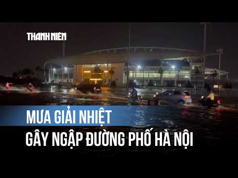 Hà Nội đón mưa giải nhiệt, người dân chật vật về nhà giờ tan tầm thumbnail