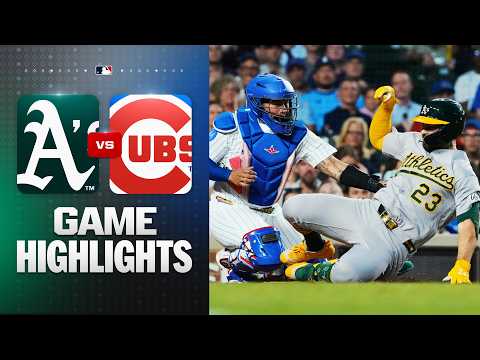 A's vs. Cubs Game Highlights (6/4/26) | MLB Highlights thumbnail