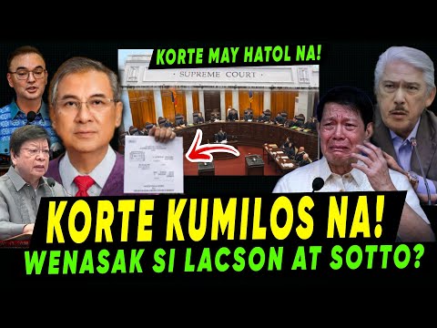 WALA NA FINISH NA! LACSON at SOTTO YARI sa KORTE SUPREMA NAGDISISYON na! MARCOLETA BLUE RIBBON NA?!! thumbnail