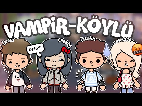 VAMPİR-KÖYLÜ 💔EKİPLE💔 / Toca Boca World Türkçe / Justin Toca thumbnail