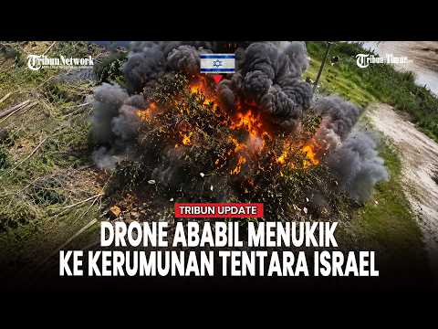 Detik-Detik Drone Predator Hizbullah Menukik Tajam, Hantam Kerumunan Tentara Israel! thumbnail