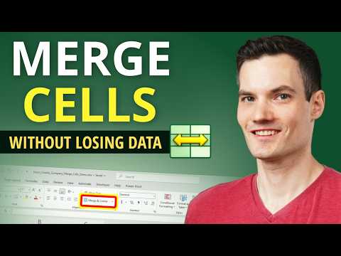 How to Merge Cells in Excel (Without Losing Data) thumbnail