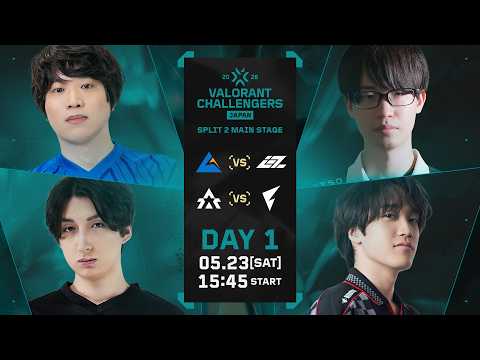 VALORANT Challengers Japan 2026 Split 2 Main Stage Day 1 thumbnail