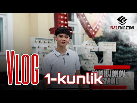 ? Fast Education talabasi KOMILJONOV ISMOIL bilan bir kun thumbnail