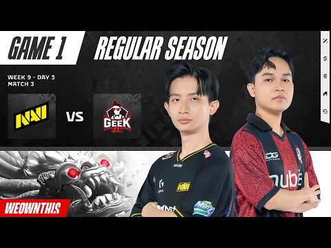 NAVI vs GEEK | Regular Season Week 9 Day 3 | Game 1 | #MPLIDS17 thumbnail