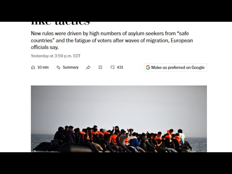 Immigration: "L'UE dans les pas de Donald Trump ?" • FRANCE 24 thumbnail