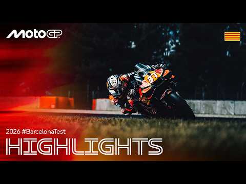 Pedro Acosta tops shortened Barcelona Test, Martin crashes 💥 | HIGHLIGHTS thumbnail