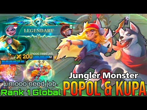 Jungler Monster Popol & Kupa HyperCarry - Top 1 Global Popol & Kupa by Limooo need job. - MLBB  thumbnail