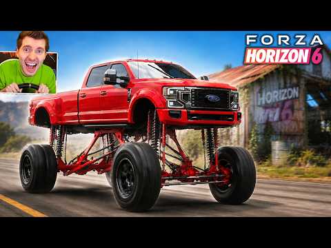 FORZA HORIZON 6 - CARRO a 200 METROS DE ALTURA!! (FORD F450 FH) thumbnail
