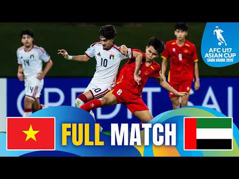 Vietnam vs United Arab Emirates | Full Match | Group Stage – AFC U17 Asian Cup™ 2026 thumbnail