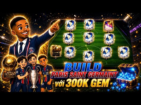 Cày Chay góp tài nguyên BUILD PARIS SAINT GERMAIN với 300K GEM - Mạnh hay Yếu?  thumbnail