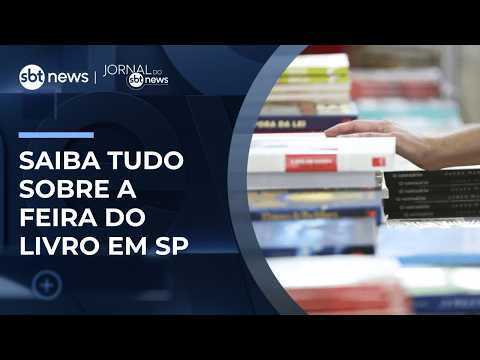 Feira do Livro reúne mais de 200 autores e atrações em SP | #JornaldoSBTNews thumbnail
