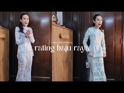 rating affordable baju raya!!! | ramadhan diaries ˚୨୧⋆.˚ᰔ thumbnail