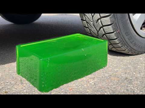 JELLY COCA COLA BALLOON VS CAR, Coca Cola Zero, PowerAde, Fanta, Sprite, Fruko and Mentos Diff Unde thumbnail