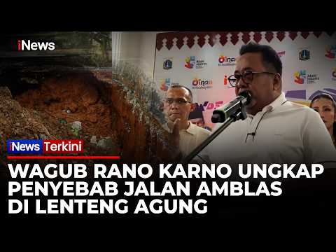 GEGER! Muncul "Sinkhole" di Lenteng Agung, Wagub Rano Karno Buka Suara | iNews Terkini thumbnail