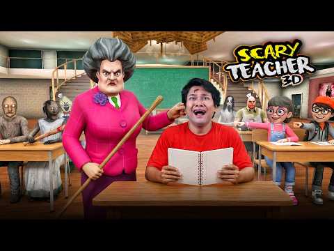 Granny vs Scary Teacher 3D Ki Class ? Hilarious Horror Comedy Short Film | Gone Wrong! thumbnail